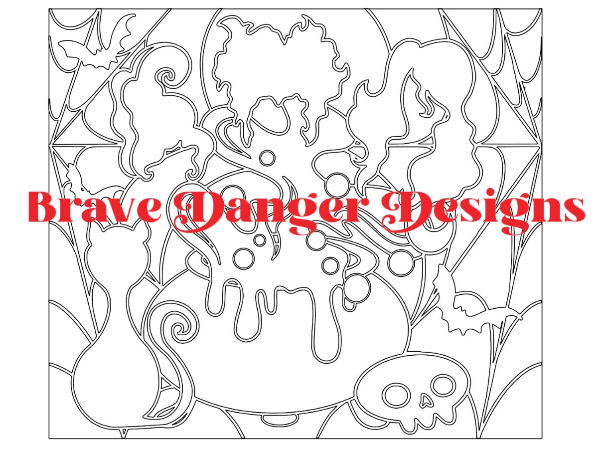 Hocus Pocus Template (SVG & PNG Bundle) Brave Danger Designs