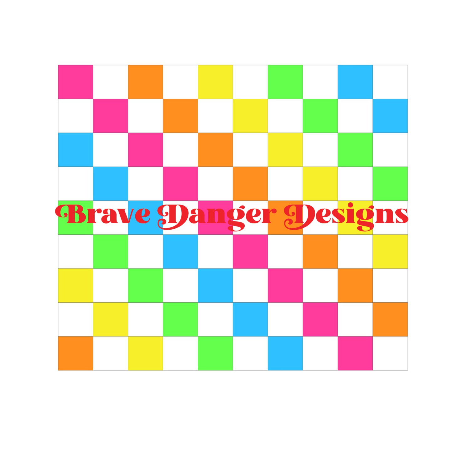 Neon Vibes Template SVG & PNG - Brave Danger Designs