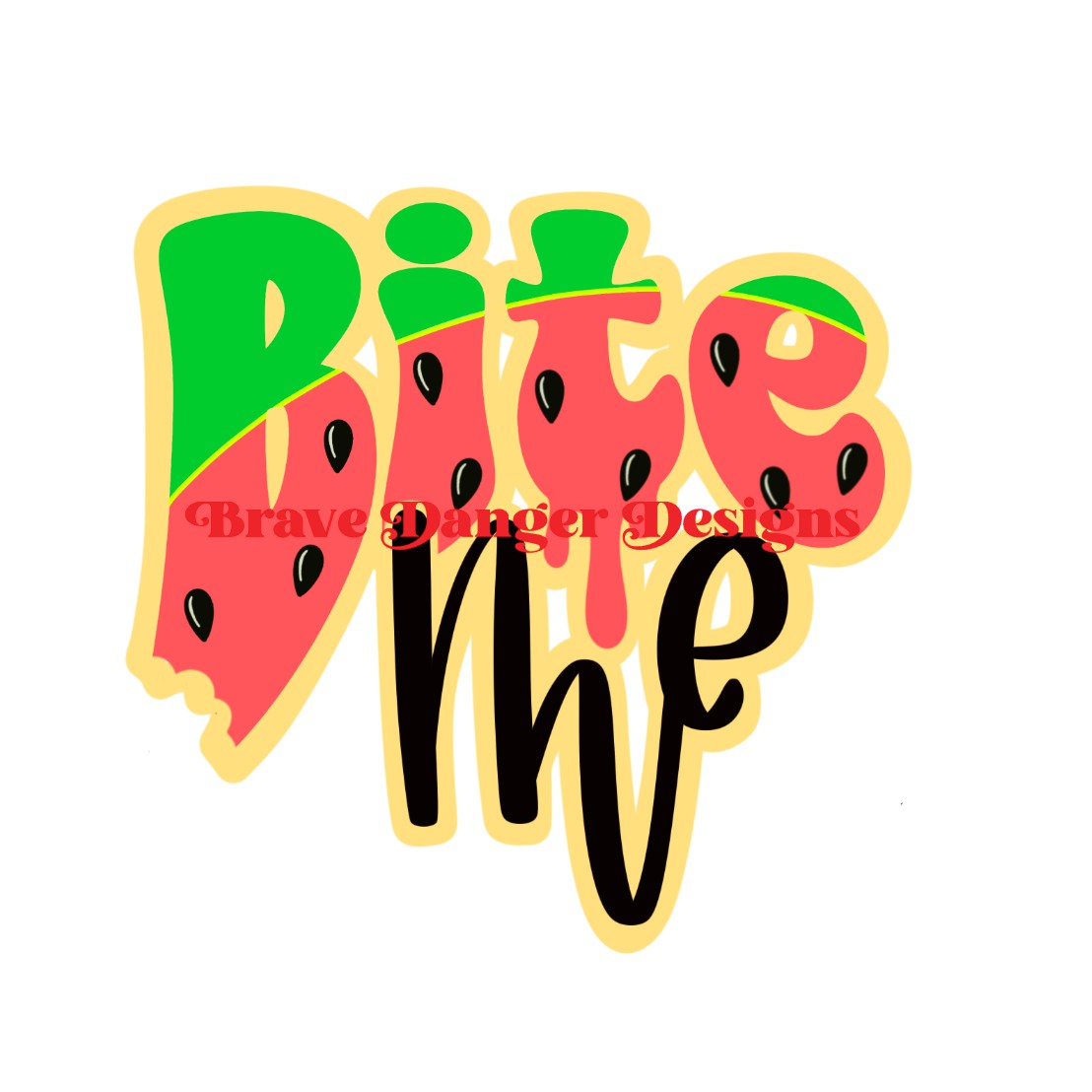 Bite Me Digital File SVG/PNG/JPEG - Brave Danger Designs